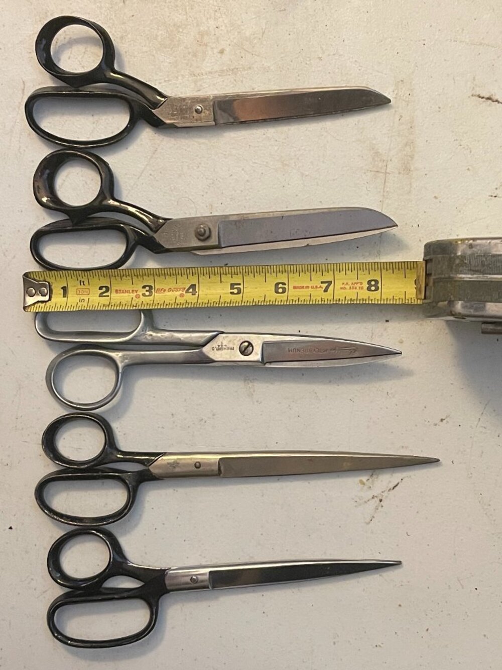 Scissors set of 5